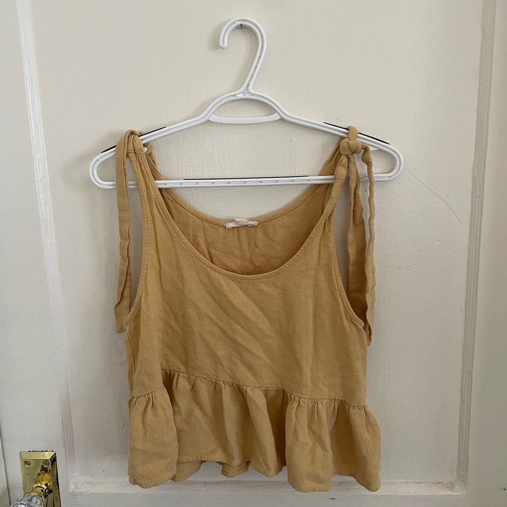 Yellow Tie Top